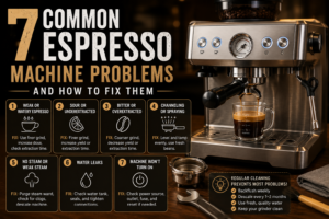7 Common Espresso Machine Problems and How to Fix Them