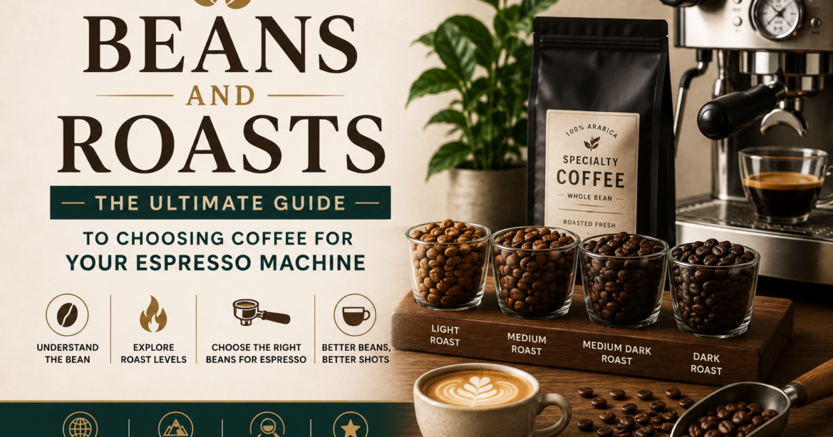Beans and Roasts: Guide to Choosing Coffee for Your Espresso Machine