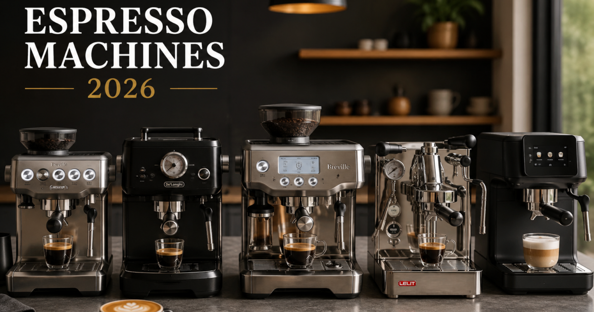 Best Espresso Machines 2026: 7 Top Picks for Café‑Quality Coffee