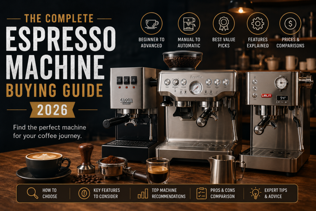 The Complete Espresso Machine Buying Guide (2026)