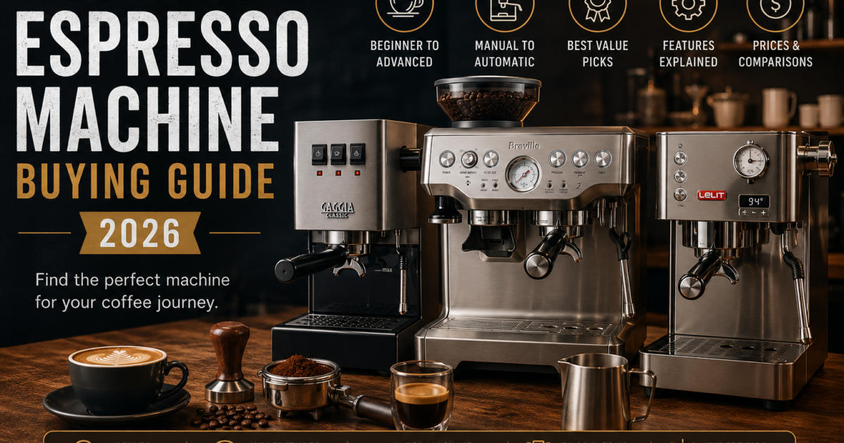 The Complete Espresso Machine Buying Guide (2026)