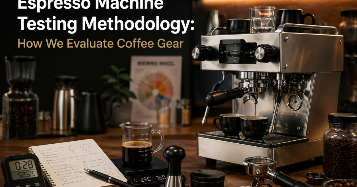 Espresso Machine Testing Methodology: How We Evaluate Coffee Gear