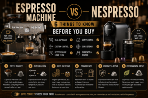 Espresso Machine vs Nespresso 6 Things to Know Before You Buy