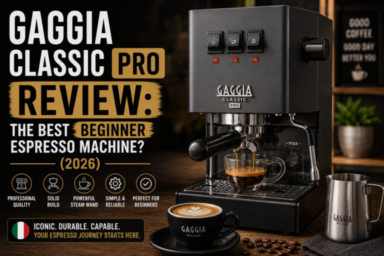 Gaggia Classic Pro Review: The Best Beginner Espresso Machine? (2026)