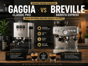 Gaggia Classic Pro vs Breville Barista Express Which Beginner Machine Should You Buy