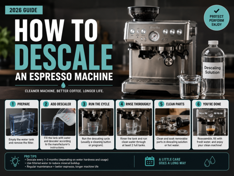 How to Descale an Espresso Machine: Step-by-Step Guide (2026)