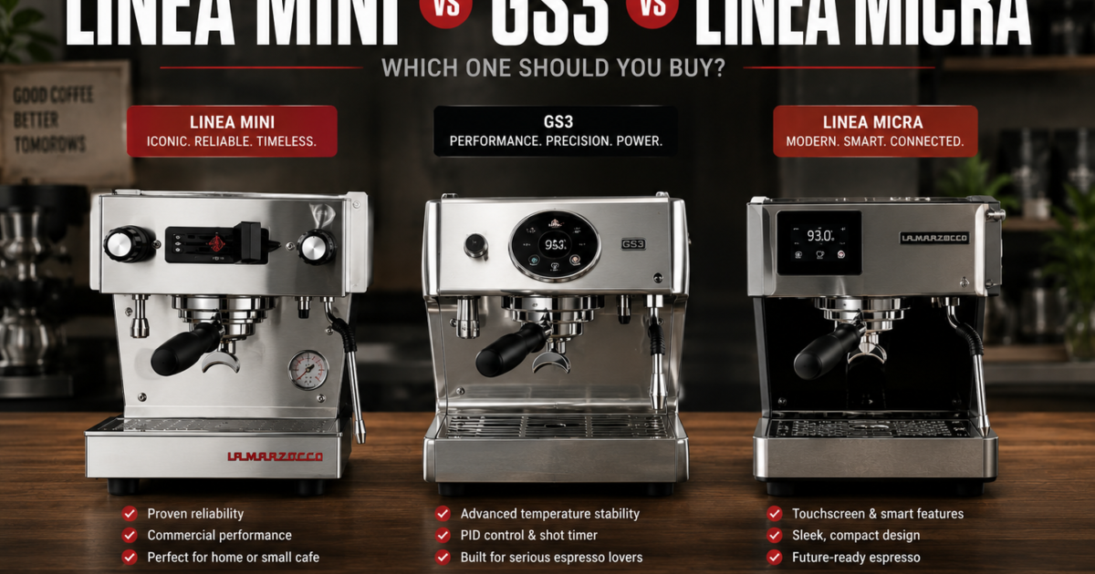 La Marzocco Linea Mini vs GS3 vs Linea Micra: Which One Should You Buy?