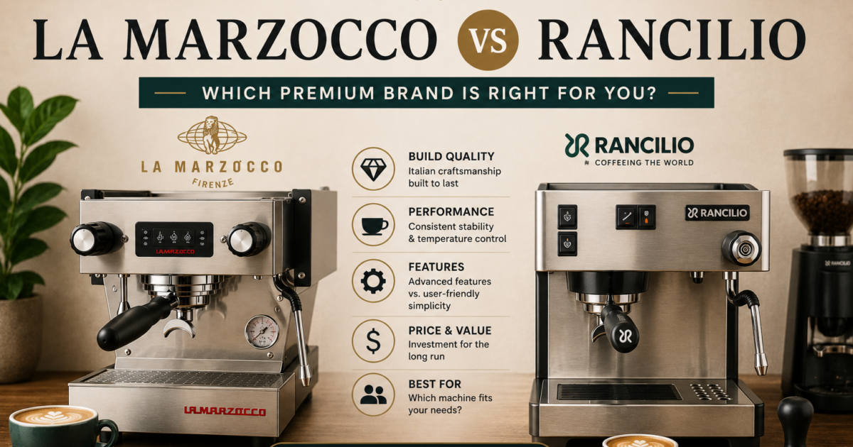 La Marzocco vs Rancilio: Which Premium Brand Is Right for You?