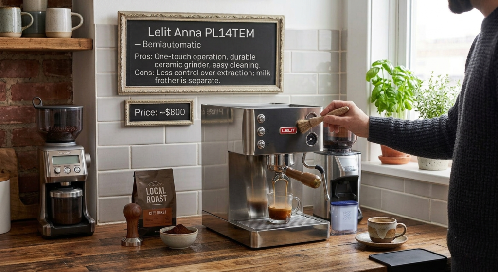 Lelit Anna PL14TEM — Best Semiautomatic for Enthusiasts