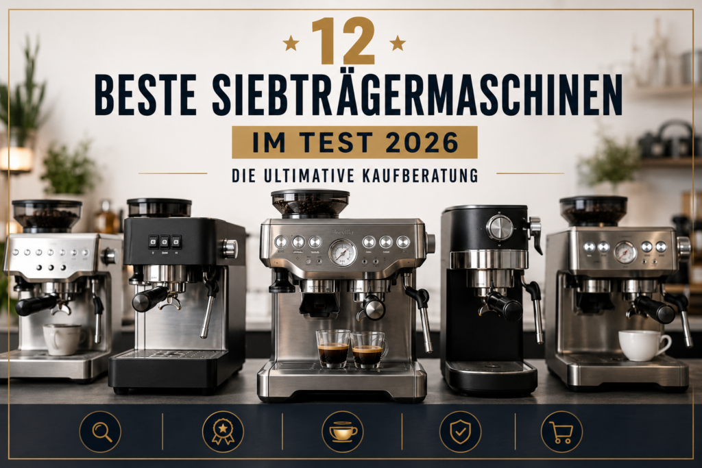 12 Beste Siebträgermaschinen im Test 2026: Die Kaufberatung