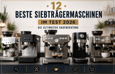 12 Beste Siebträgermaschinen im Test 2026: Die Kaufberatung